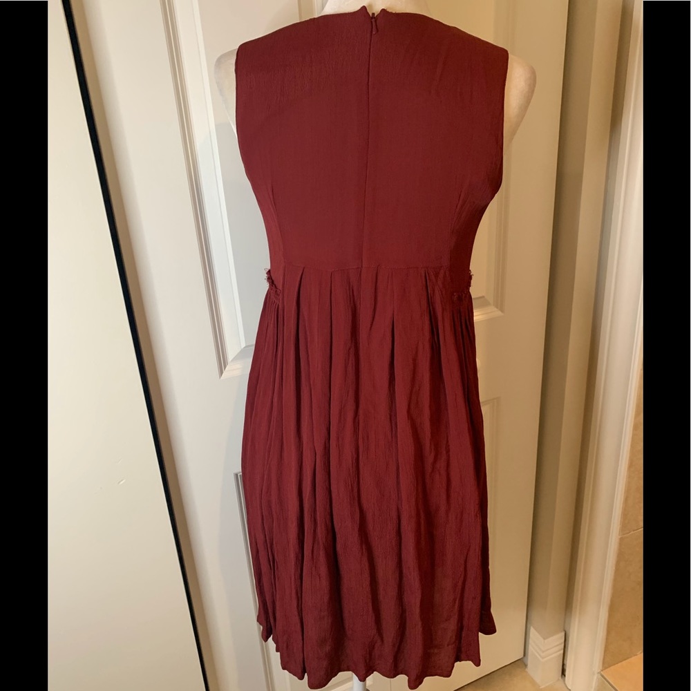 ASOS Sleeveless Burgundy Dress ๐ - Picture 3 of 4
